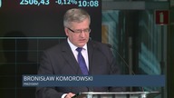 Konkretna propozycja konkretnego prezydenta.  Komorowski w formie
