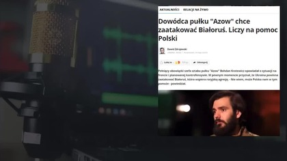 Chyba oszaleli! Chcą by Polska razem z Ukrainą zaatakiwała Białoruś