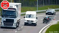 Pod prąd i o włos od zderzenia na drodze ekspresowej S19.  STOP PIRAT