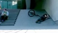 Nieudana akrobacja na BMX
