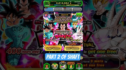 11 ANNIVERSARY PART 2 SUMMON DOKKAN FESTIVAL SSJ4 VEGETA SSJ4 GOKU INT LR DOKKAN BATTLE