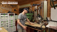 149. Gąski dębowe wycinane na pilarce taśmowej