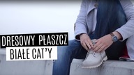 Dresowy płaszcz i białe CAT-y