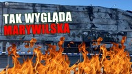 Tak wygląda Marywilska po pożarze.  Przerażający widok