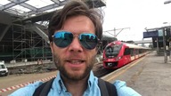 WARSZAWA ZACHODNIA BUDOWA.  DWORZEC AUTOBUSOWY.  POCIĄGI