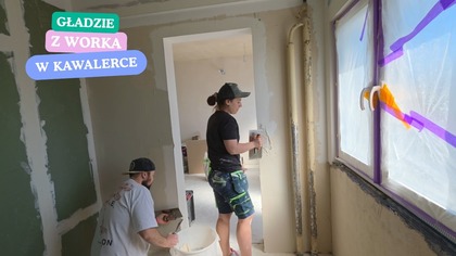 Jak położyć gładź z worka?