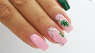 Monstera nails art / Cuccio & Star Nail