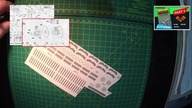 #4  Modelik KI-115 Tsurugi budowa silnika PART FOuR PAPER CUTTING Cardboard