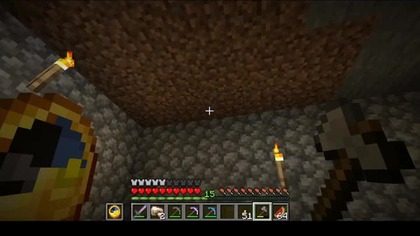 The monsters are behind the blocks, and yet the notification screams that they are nearby #minecraft