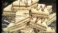 Wafelki z kremem z mleka w proszku, pyszne pischingery , szybkie i łatwe