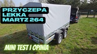 Przyczepa lekka Martz Premium 264.  Test, Opinia i Użytkowanie.  Na Działce! odc. 116 #MA
