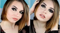 SMOKY EYE ZE ZŁOTYMI AKCENTAMI | patinaa
