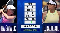 ŚWIĄTEK VS RADUCANU NA ŻYWO - AUSTRALIAN OPEN - 1/16 FINAŁU - 17. 01. 2025r.