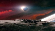Neil Armstrong pierwszy człowiek na Ksieżycu.