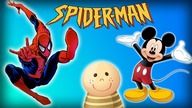 Jajko Niespodzianka : Spiderman Marvel Myszka Mickey i Dazy- Baw się z nami