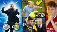 Manchester City ROZGROMIŁO Real Madryt! Marciniakowi OBERWAŁO SIĘ! Vinicius był w SZOKU...