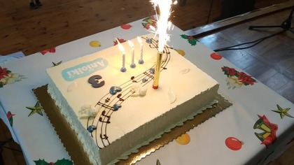 Tort z okazji trzeciej rocznicy powstania scholi Aniołki z Markuszowa - 1 stycznia 2020 r.