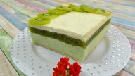 Zielone ciasto z kiwi bez pieczenia - Jak zrobić - Smakowite Dania