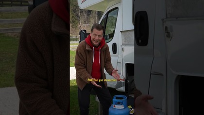 Zabrakło nam gazu w kamperze.  Słowenia kamperem.