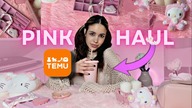 Różowy Haul z Temu  Dekoracje do pokoju