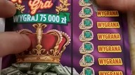 Zdrapki Królewska Gra WYGRAJ 75 000 zł #shorts