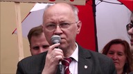 Protest przed Sejmem przeciw zmianom w Konstytucji (24. 05. 2023)