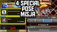 4 SPECIAL POSE MISSION INEVITABLE SHOWDOWN 9 ANNIV 6 STAGE DBZ DOKKAN BATTLE