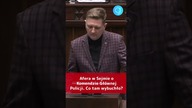 (subskrybuj) Afera w Sejmie o Komendzie Głównej Policji.  Co tam wybuchło? #shorts