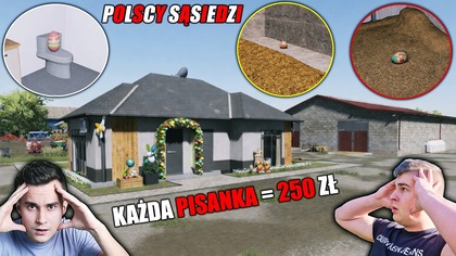 ZAWODY WIELKANOCNY O KASĘ PŁACĘ KOLIZOWI ZA KAŻDĄ ZNALEŹONĄ PISANKĘPOLSCY SĄSIEDZI S2424