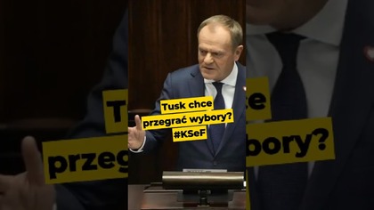 Tusk chce przegrać wybory? #KSeF #Tusk #Polska #polityka #wybory