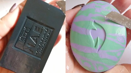 Soap Carving ASMR Relaxing Sounds no talking Satisfying ASMR Video