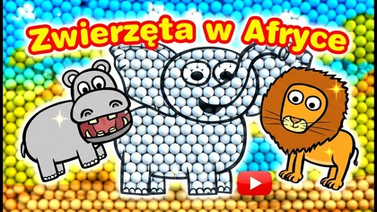 Piłki dla dzieci ze zwierzętami w Afryce