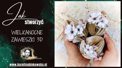 Trójwymiarowe Wielkanocne Zawieszki 3D  | Tworzymy Krok po Kroku z Pracownią przy Leśnej