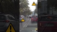 Wyprzedzanie pod prąd, przejściu dla pieszych #shorts #rikordwidjo