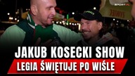 REAKCJA KIBICÓW PO ZWYCIĘSTWIE LEGII.  JAKUB KOSECKI SHOW