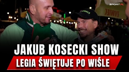 REAKCJA KIBICÓW PO ZWYCIĘSTWIE LEGII.  JAKUB KOSECKI SHOW