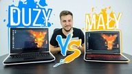 DUŻY vs MAŁY LAPTOP! Który lepszy dla GRACZA?