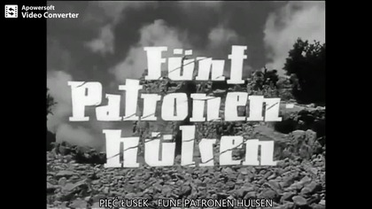 5 łusek - Fünf Patronenhülsen 1960 napl