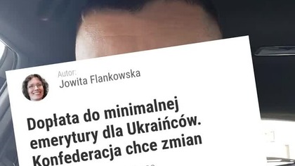 1766 Jakub Czarnota ZUS udzielił oficjalnej odpowiedzi na zapytanie w sprawie Ukraińca, który pracując w  (1)