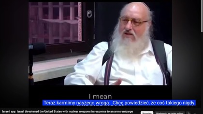Izrael groził uzyciem broni atomowej jakby usa odmowily wsparcia militarnego