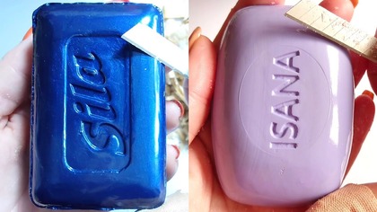 Soap Carving ASMR Relaxing Sounds no talking Satisfying ASMR Video