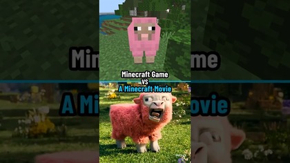 Minecraft Movie Vs Game