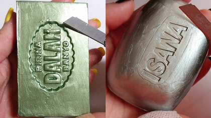 Soap Carving ASMR Relaxing Sounds no talking Satisfying ASMR Video