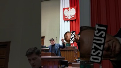 Poseł Dariusz Stefaniuk.  Akcja: #IdziemyPOwasOszuści
