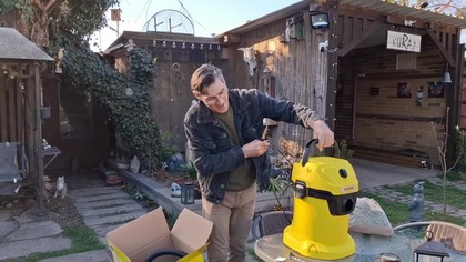 Nowy odkurzacz WD3 i pluskwy * sprzątanie narzędziowni 02. 04. 2026