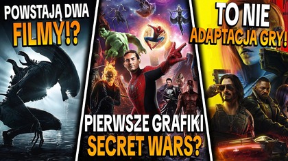 grafika koncepcyjna Secret Wars - Powstają 2 filmy o Obcym? - Mumia z logo i tytułem
