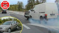 Zawracanie w niedozwolonym miejscu zakończone wypadkiem w Mazurowicach - ku przestrodze.  STOP PIRAT