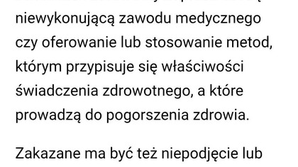 Będą walczyć z terapiami alternatywnymi pod płaszczykiem walki z szarlatanami monopol medyczny depopulacja