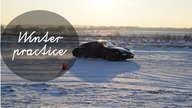 porsche 911 carrera 4s winter practice acceleration on race track - my first movie!