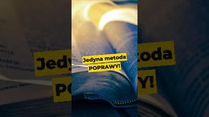  Jedyna metoda poprawy! #Biblia #Polska #cywilizacja #zmiana #wiara